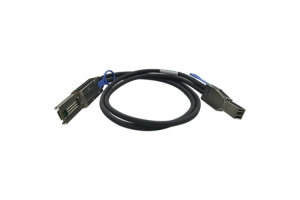 QNAP CAB-SAS30M-8644-8088 Serial Attached SCSI (SAS)-kabel 1 m Zwart, Metallic