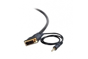 Cisco VGA-DVI + 3.5mm, 6 m VGA (D-Sub) + 3.5mm DVI-D Zwart