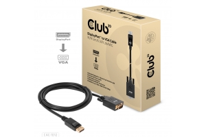 CLUB3D DisplayPort to VGA Cable M/M
