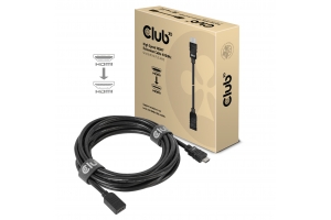 CLUB3D High Speed HDMI™ Extension Cable 4K60Hz M/F 5m/16.4ft 26 AWG