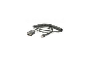 Zebra CBA-RF3-C09ZAR seriële kabel Zwart 2,8 m RS232 DB9