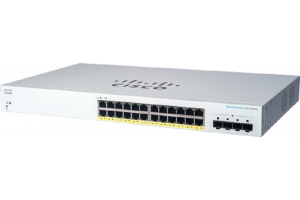 Cisco CBS220-24P-4G Managed L2 Gigabit Ethernet (10/100/1000) Power over Ethernet (PoE) 1U Wit
