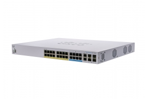Cisco CBS350-24NGP-4X-UK netwerk-switch Managed L3 Gigabit Ethernet (10/100/1000) Power over Ethernet (PoE) 1U Zwart, Grijs