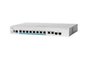 Cisco CBS350 Managed L3 2.5G Ethernet (100/1000/2500) Power over Ethernet (PoE) 1U Zwart, Grijs