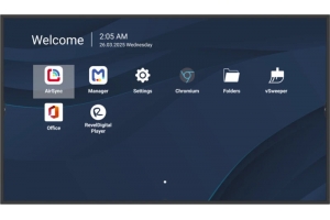 Viewsonic CDE4331-1C beeldkrant Digitale signage flatscreen 109,2 cm (43") LCD Wifi 500 cd/m² 4K Ultra HD Zwart Type processor Android 14 24/7