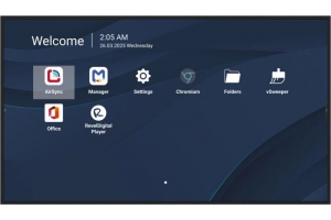 Viewsonic CDE5014-2C beeldkrant Digitale signage flatscreen 127 cm (50") LCD Wifi 500 cd/m² 4K Ultra HD Zwart Type processor Android 14 24/7