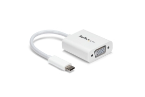 StarTech.com USB-C naar VGA adapter wit