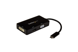 StarTech.com USB-C multiport adapter 4K 30 Hz 3-in-1 USB C naar HDMI, DVI of VGA