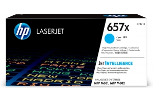 HP 657X originele high-capacity cyaan LaserJet tonercartridge