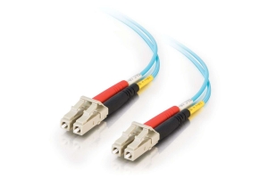 C2G 2 m LC-LC 10Gb 50/125 OM3 Duplex Multimode PVC glasvezelkabel (LSZH) - Aqua