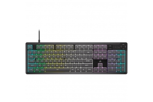 Corsair K55 CORE RGB toetsenbord Gamen USB QWERTY US International Grijs