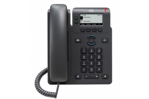 Cisco 6821 IP telefoon Zwart 2 regels