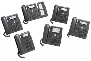 Cisco 6861 IP telefoon Zwart 4 regels LCD Wifi