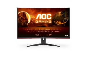 AOC G2 CQ32G2SE/BK LED display 80 cm (31.5") 2560 x 1440 Pixels 2K Ultra HD Zwart, Rood