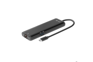 CLUB3D USB Gen 1 Type-C 8-in-1 MST Dual 4K60Hz Display Travel Dock