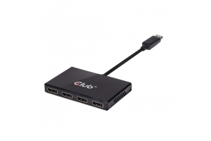 CLUB3D Multi Stream Transport Hub DisplayPort 1.2 Quad Monitor USB Powered