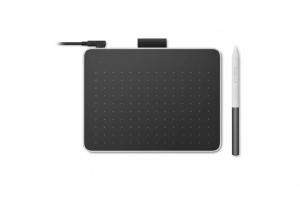 Wacom One S grafische tablet Zwart, Wit 152 x 95 mm USB/Bluetooth