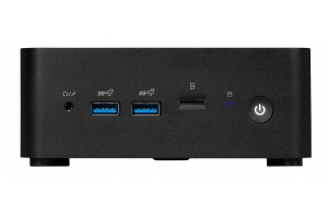 MSI Cubi NUC 1MG-003EU Intel Core 3 100U 8 GB DDR5-SDRAM 512 GB SSD Windows 11 Pro Mini PC Zwart