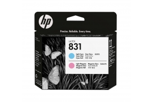 HP 831 licht-magenta/licht-cyaan Latex printkop