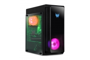 Acer Predator Orion 3000 PO3-655 I5406G Intel® Core™ i5 i5-14400F 16 GB DDR5-SDRAM 1 TB SSD NVIDIA GeForce RTX 4060 Windows 11 Home Tower PC Zwart, Transparant