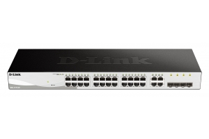 D-Link DGS-1210-28 Managed L2/L2+ 1U Zwart