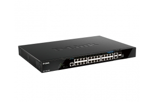 D-Link DGS-1520-28MP netwerk-switch Managed L3 Gigabit Ethernet (10/100/1000) Power over Ethernet (PoE) 1U Zwart