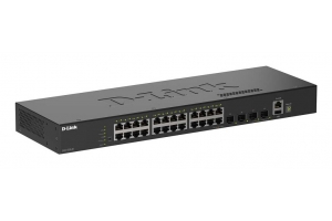 D-Link DGS-1530-28/E netwerk-switch Managed L2 Gigabit Ethernet (10/100/1000) Zwart
