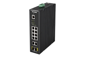D-Link DIS-200G-12PS netwerk-switch Managed L2 Gigabit Ethernet (10/100/1000) Power over Ethernet (PoE) Zwart