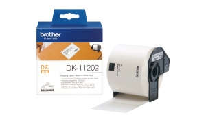 Brother DK-11202 labelprinter-tape Zwart op wit