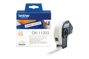 Brother DK-11203 labelprinter-tape Zwart op wit