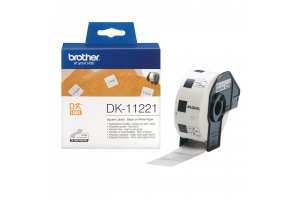 Brother DK-11221 labelprinter-tape Zwart op wit