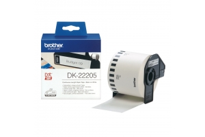 Brother DK-22205 labelprinter-tape Zwart op wit
