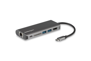 StarTech.com USB-C multiport adapter met SD kaartlezer - Power Delivery - 4K HDMI - GbE - 2 x USB 3.0 - USB-C hub - card reader - NIEUWE VERSIE BESCHIKBAAR DKT30CSDHPD3 (DKT30CSDHPD)