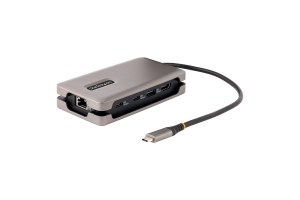 StarTech.com USB-C Multiport Adapter, 4K 60Hz HDMI 2.0b, HDR, USB 3.2 Gen 2 10Gbps Hub (2xUSB-C, 1xUSB-A), 100W PD Pass-Through, Mini Travel Dock, 30cm Kabel, Laptop Docking Station, USB Type-C Travel Adapter