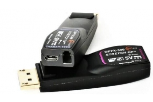 Opticis DPFX-300-TR audio/video extender AV-zender Zwart