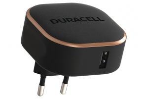 Duracell DRACUSB12-EU oplader voor mobiele apparatuur Zwart