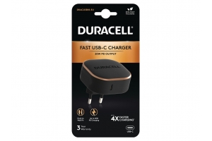 Duracell DRACUSB18-EU oplader voor mobiele apparatuur Zwart