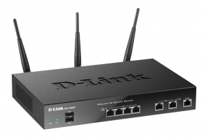D-Link DSR-1000AC draadloze router Gigabit Ethernet Dual-band (2.4 GHz / 5 GHz) Zwart
