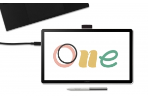 Wacom One 14 grafische tablet Zwart, Wit 2540 lpi 309 x 174 mm USB