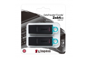 Kingston Technology DataTraveler Exodia (zwart + blauwgroen) - 2 stuks