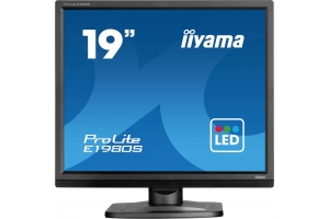 iiyama ProLite E1980S-B1 computer monitor 48,3 cm (19") 1280 x 1024 Pixels VGA LED Zwart