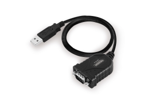 Eminent EM1016 seriële kabel Zwart 0,6 m USB Type-A DB-9
