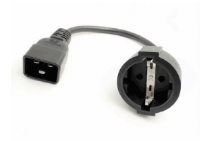 APC EPDU-PCC0B Verloopkabel C20 to Schuko/type F/ CEE 7/3 (female) 0,5M lang