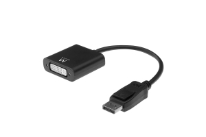 Ewent EW9846 video kabel adapter 0,15 m DisplayPort DVI Zwart