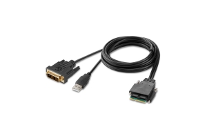 Belkin F1DN1MOD-HC-D06 toetsenbord-video-muis (kvm) kabel Zwart 1,8 m