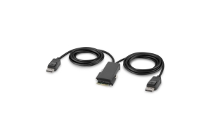 Belkin F1DN2MOD-CC-P06 toetsenbord-video-muis (kvm) kabel Zwart 1,8 m