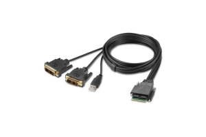 Belkin F1DN2MOD-HC-D06 toetsenbord-video-muis (kvm) kabel Zwart 1,8 m