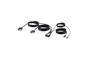 Belkin F1DN2MOD-HC-V06 toetsenbord-video-muis (kvm) kabel Zwart 1,8 m