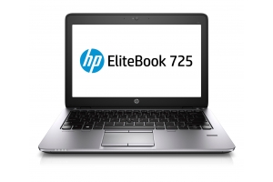 HP EliteBook 725 G2 AMD PRO A8 PRO A8-7150B Laptop 31,8 cm (12.5") HD 4 GB DDR3L-SDRAM 500 GB HDD Wi-Fi 4 (802.11n) Windows 7 Professional Zwart, Zilver