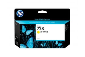 HP 728 gele DesignJet inktcartridge, 130 ml